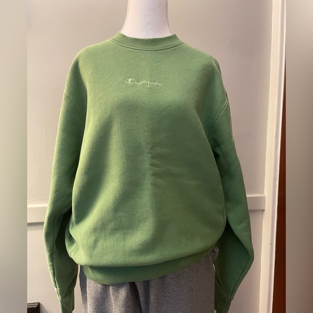 Champion Bright Green Crewneck